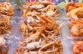 Deep-fried small crabs Royalty Free Stock Photo