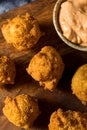 Deep Fried Southern Hush Puppies Royalty Free Stock Photo