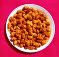 Deep-fried spicy whole peanuts Royalty Free Stock Photo