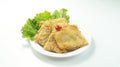 Deep fried tempeh or Tempe goreng is a traditional food from Indonesia