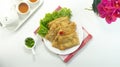 Deep fried tempeh or Tempe goreng is a traditional food from Indonesia