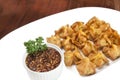 Deep fried wonton Royalty Free Stock Photo
