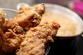 Deep Fry Fried Fried Chicken Royalty Free Stock Photo