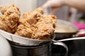 Deep Fry Fried Fried Chicken Royalty Free Stock Photo