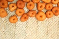 Deep frying medu vada in the pan. Medu Vada is a savoury snack from South India, very common street food Royalty Free Stock Photo