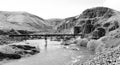 Deep Gorge Deschutes River Railroad Bridge Wild Scenic Corridor Royalty Free Stock Photo