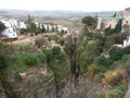 Deep gorge in famous village Ronda