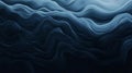 A deep gradient of dark navy transitioning into pale blue, with subtle wavy lines curving across