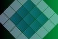Deep green abstract background with squares Royalty Free Stock Photo