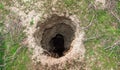 Deep hole