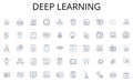 Deep learning line icons collection. Upcycling, Renewal, Restoration, Remodeling, Fix-up, Salvage, Renewing vector and