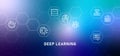 Deep learning machine programming gradient header modern technology AI artificial technology computing program system