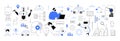 Deep learning, neural networks, natural language processing NLP, and automation elements across various industries