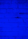 Deep Ocean Blue Brick Background