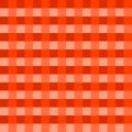 Deep orange tablecloth Vector. Traditional tablecloth pattern Vector. Deep orange color square pattern