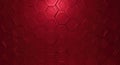 Deep red abstract background with subtle hexagonal pattern texture and gradient shading Royalty Free Stock Photo