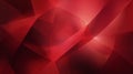 Deep red abstract geometric background with layered translucent polygons and subtle gradient texture Royalty Free Stock Photo