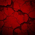 Deep Red Cracked Texture Background Royalty Free Stock Photo