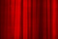 deep red curtain Royalty Free Stock Photo