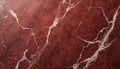 Deep red marble texture with white veins. Natural stone pattern shows elegance in surface design. Luxury material for interior or Royalty Free Stock Photo