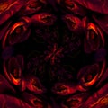 Deep Red Rose Petals Abstract Art Background Royalty Free Stock Photo