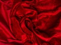 Deep red velvet texture for background, red rose shape, love and passion concept. very affectionate and passionate. Soft fabric