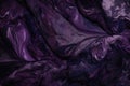 Deep and rich purple and black acid wash design with organic and free-flowing shapes