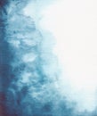 deep sea blue watercolor storm Royalty Free Stock Photo