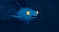 A Deep Sea Creature Illustration Royalty Free Stock Photo