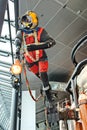 A deep sea diver mannequin on display at the Stavanger Petroleum Museum