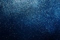 Deep Blue Granular Noise Texture with Fine Grain Speckles and Subtle Gradient Shading Royalty Free Stock Photo