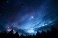 Deep sky astrophoto showcases the universes splendor and distant mysteries Royalty Free Stock Photo