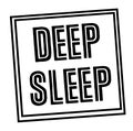 DEEP SLEEP stamp on white Royalty Free Stock Photo
