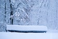 Deep Snow on trampoline