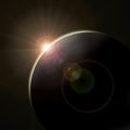 Deep space exoplanet illustration Royalty Free Stock Photo