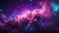 A deep space gems background with a mix of colors and shapes. The image shows a large cloud of gas Royalty Free Stock Photo