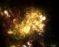 Deep space nebula stars Royalty Free Stock Photo