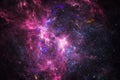 Deep space nebula with stars Royalty Free Stock Photo