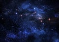 Deep space nebulae Royalty Free Stock Photo