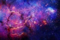 Deep space. Nebulae. Elements of this image furnished by NASA Royalty Free Stock Photo