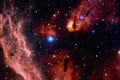 Deep space. Nebulae. Elements of this image furnished by NASA Royalty Free Stock Photo