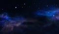 Deep Space, Starry Night Sky With Stars