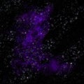 deep Space stars background Royalty Free Stock Photo