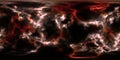 Deep space stars and nebula 360 degree panorama