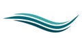 Deep teal sea, wave water sea ocean ripple, shape wavy