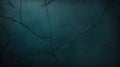 Deep teal textured surface with dark cracks abstract Royalty Free Stock Photo