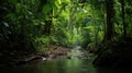 Deep tropical jungles of Southeast Asia in august