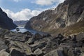 Deep valley in norway