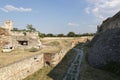 Deep and wide ditch in front of the Belgrade Fortress, Serbia