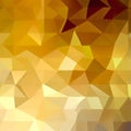 Deep yellow color background withseamless polygon pattern and reflection ai generated Royalty Free Stock Photo